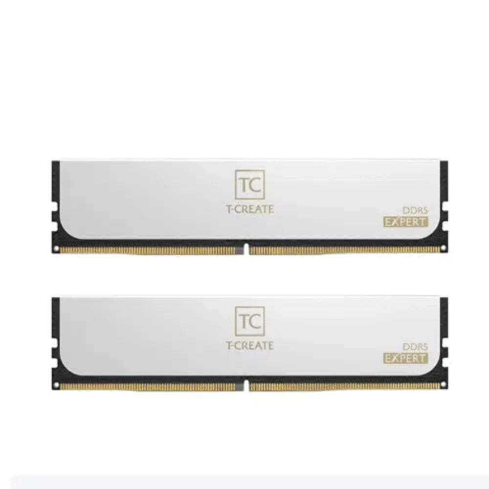 TEAMGROUP T-Create Expert 32GB (16GB x 2) 6000MHz DDR5 RAM (White) ( CL30 )