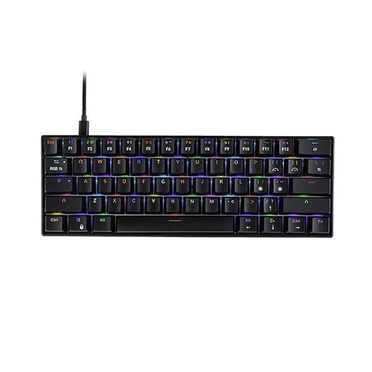 COSMIC BYTE CB-GK-32 Themis 60% Mechanical Wired Gaming Keyboard ( Black ) ( Red Switch )