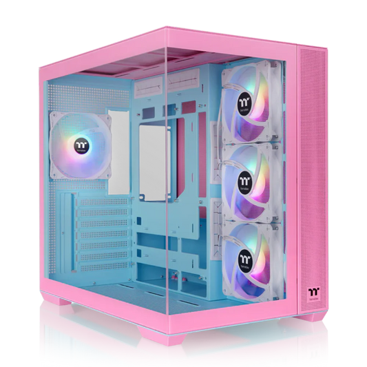 THERMALTAKE View 380 TG ARGB ATX Mid Tower Cabinet ( Bubble Pink )