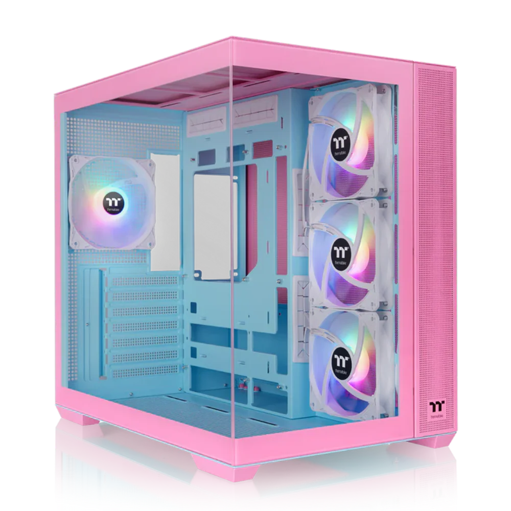 THERMALTAKE View 380 TG ARGB ATX Mid Tower Cabinet ( Bubble Pink )