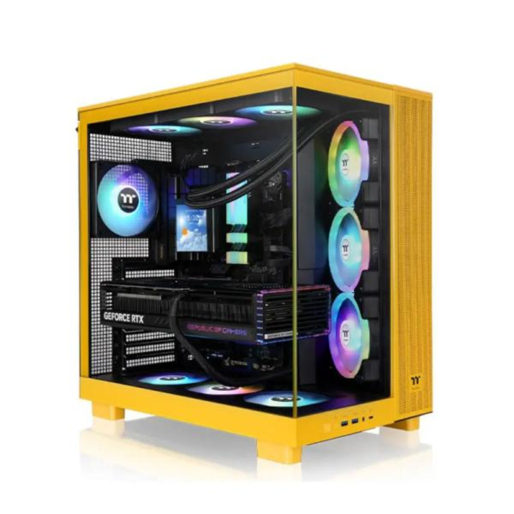 THERMALTAKE View 380 XL TG ARGB ATX Mid Tower Cabinet (Bumblebee)