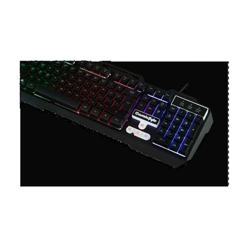 COSMIC BYTE CB-GK-05 Titan Full Size Membrane Wired Gaming Keyboard ( Black )
