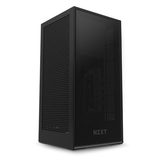 NZXT H1 ITX Mini Tower Cabinet With PSU, AIO, and Riser Card (Matte-Black)