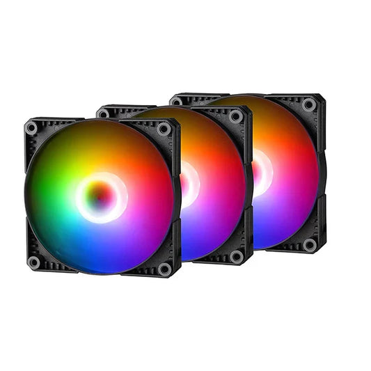 PHANTEKS SK 120mm D-RGB PWM Cabinet Fan (Black) (Triple Pack)