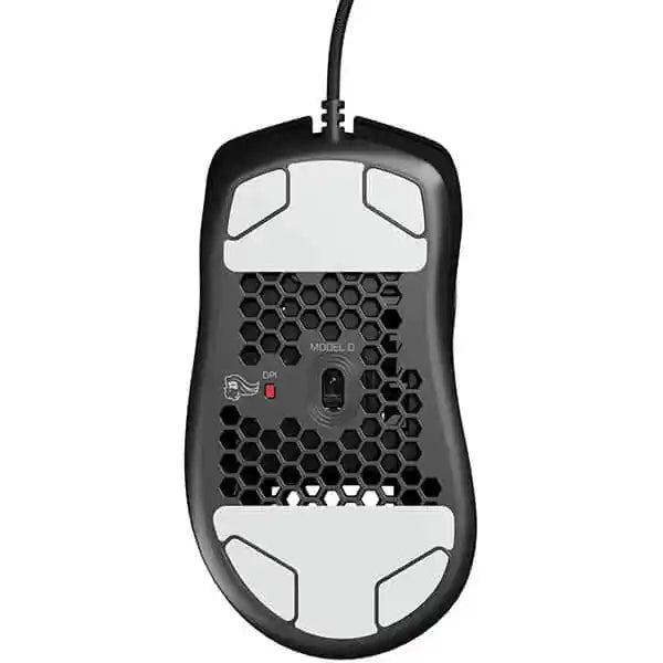 GLORIOUS Model D Wired Ergonomic Gaming Mouse ( GLO-MS-DW-MB ) ( 12000DPI / 6 Macro Buttons ) ( Glossy Black )