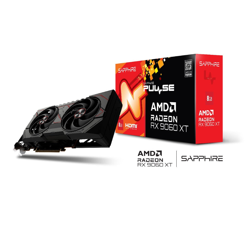 SAPPHIRE Radeon Pulse RX 9060 XT OC 8GB AMD Graphic Card