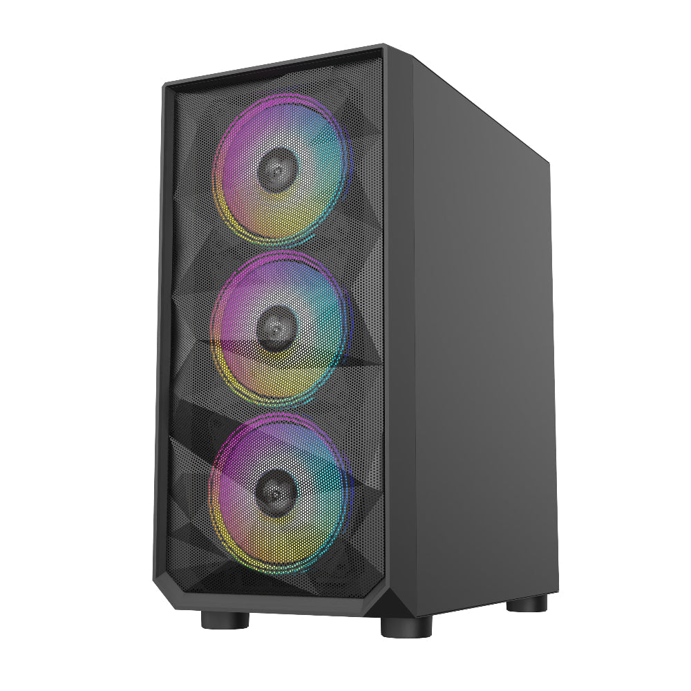 TAG Gamerz Pulser ARGB MATX Mid Tower Cabinet (Black)