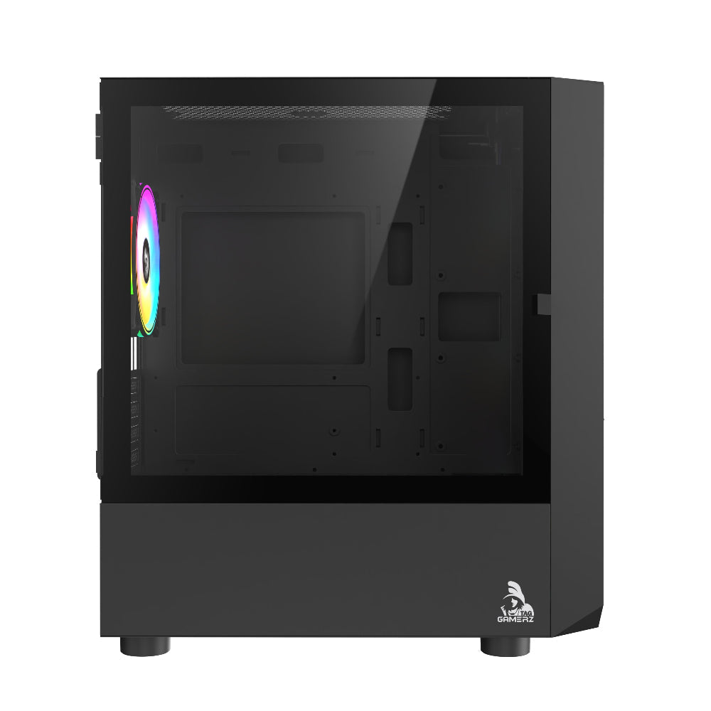 TAG Gamerz Pulser ARGB MATX Mid Tower Cabinet (Black)