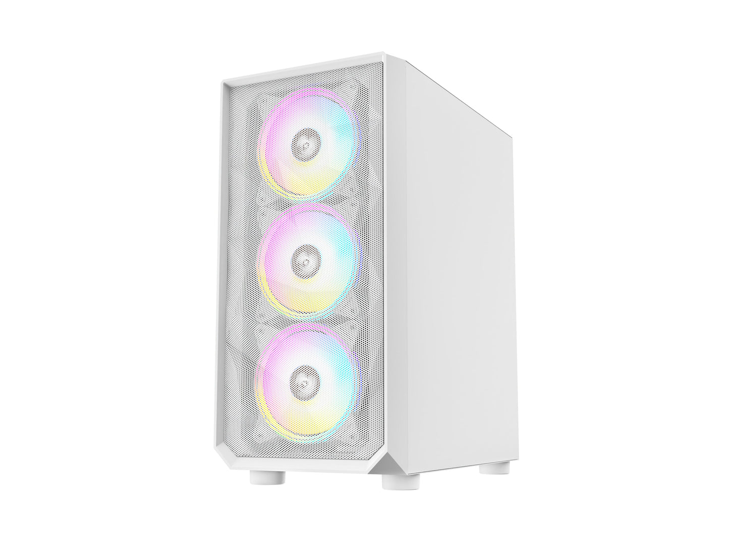 TAG Gamerz Pulser ARGB MATX Mid Tower Cabinet (White)