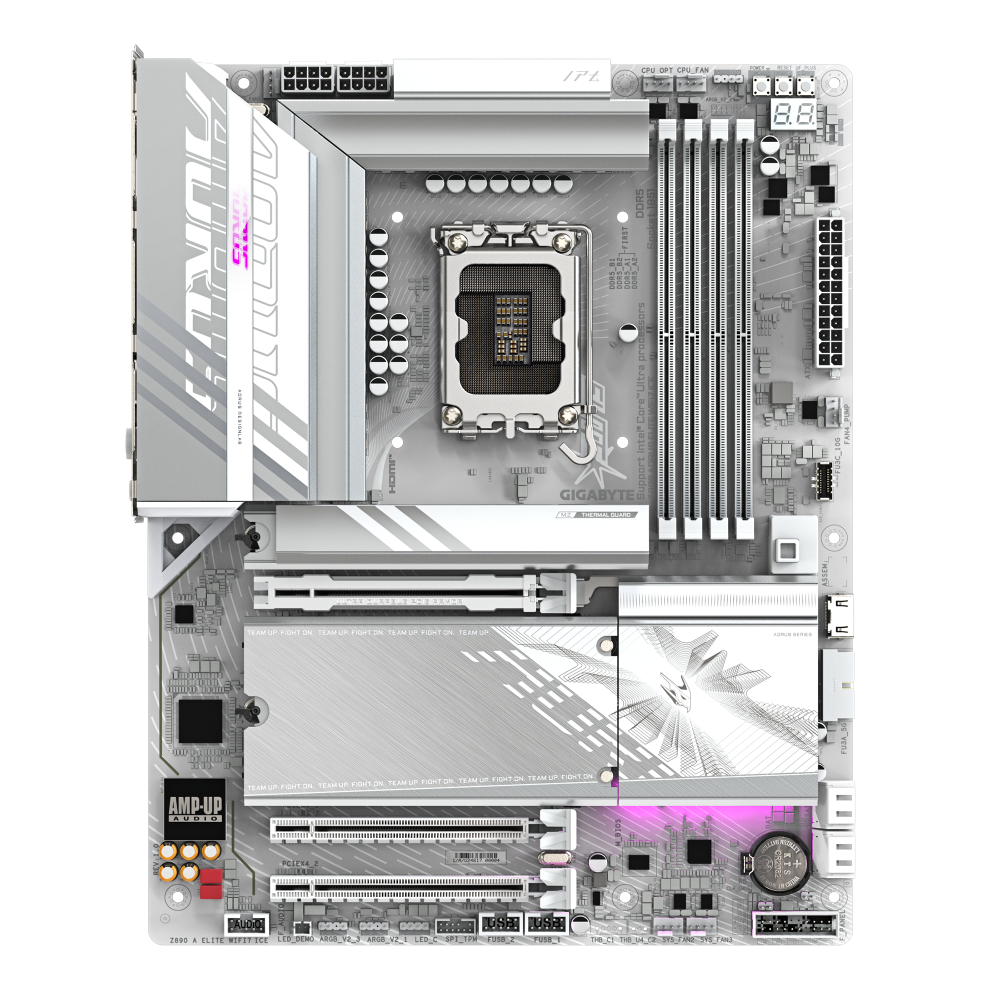 GIGABYTE Z890 Aorus Elite Ice Wifi7 DDR5 Intel Motherboard ( White )
