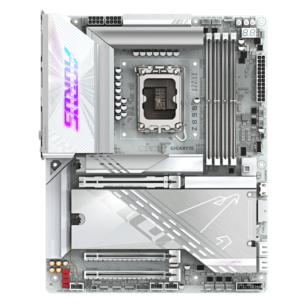 GIGABYTE Z890 Aorus Pro ICE DDR5 Intel Motherboard ( White )
