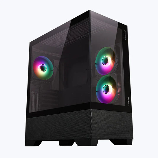 ZEBRONICS Atlas ATX Mid Tower Cabinet ( Black )