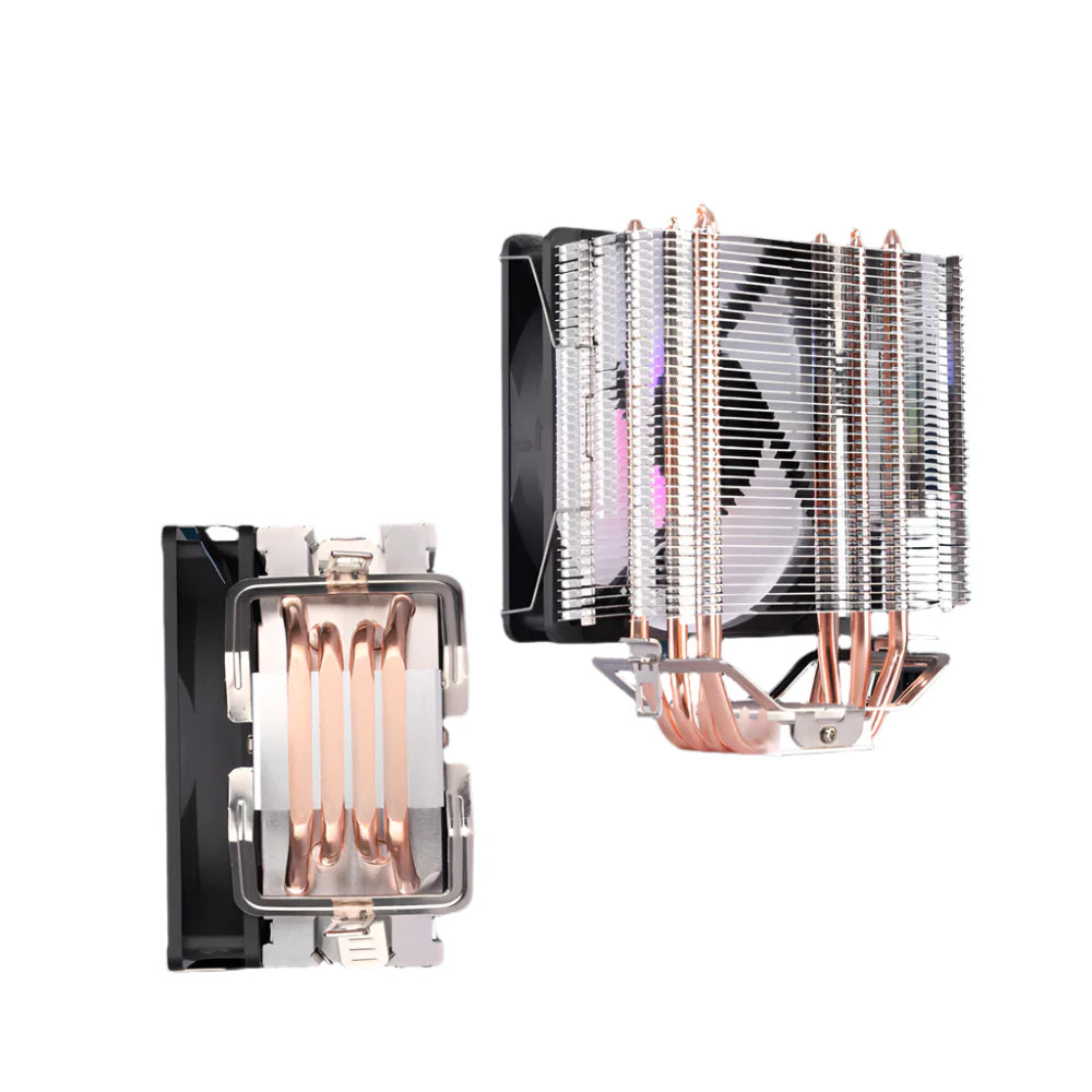 ZEBRONICS Zeb FC430A Single Tower ARGB CPU Air Cooler ( Black )
