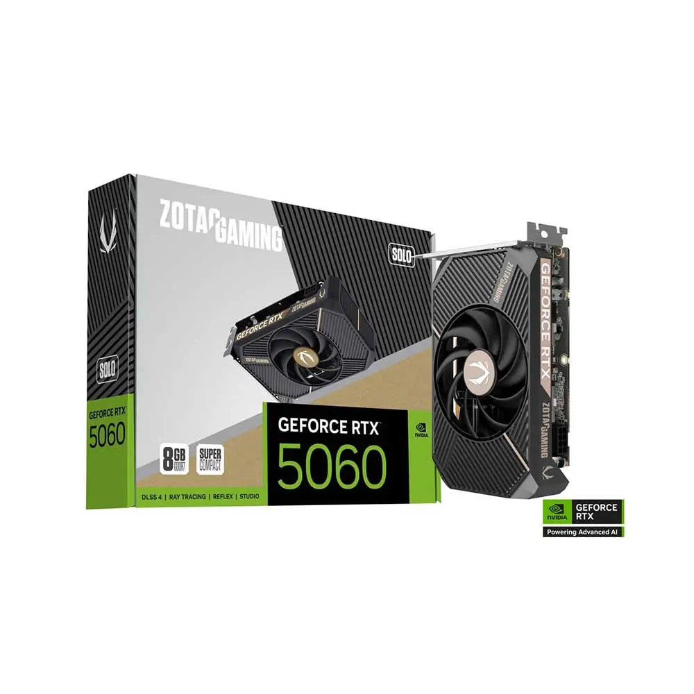 ZOTAC Gaming GeForce RTX 5060 Solo 8GB Nvidia Graphic Card
