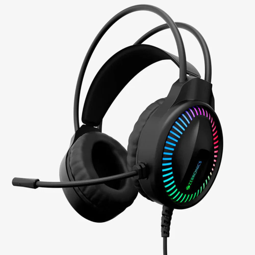 ZEBRONICS Blitz C Wired 3.5mm Gaming Headphone ( Black)