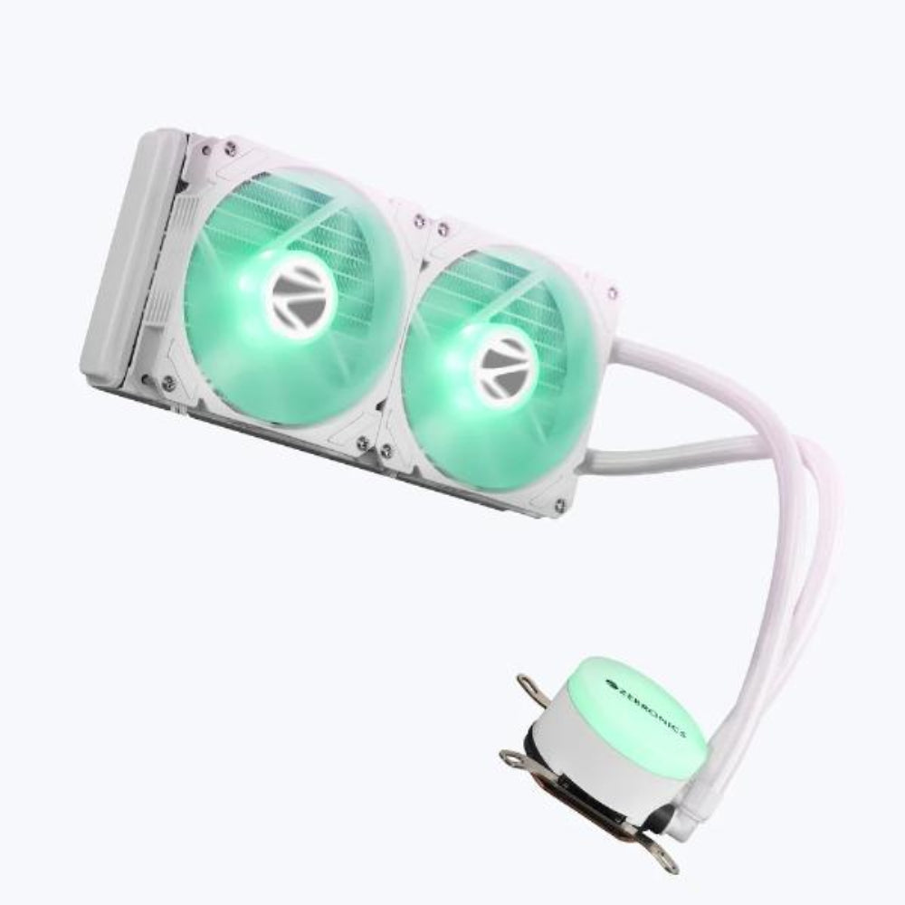 ZEBRONICS ZEB AIO240VW ARGB 240mmCPU Liquid Cooler ( White )