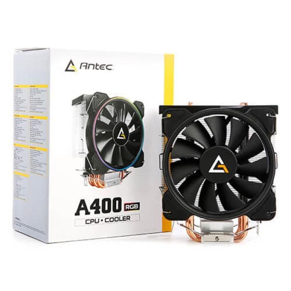 ANTEC A400 RGB Single Tower CPU Air Cooler (Black)