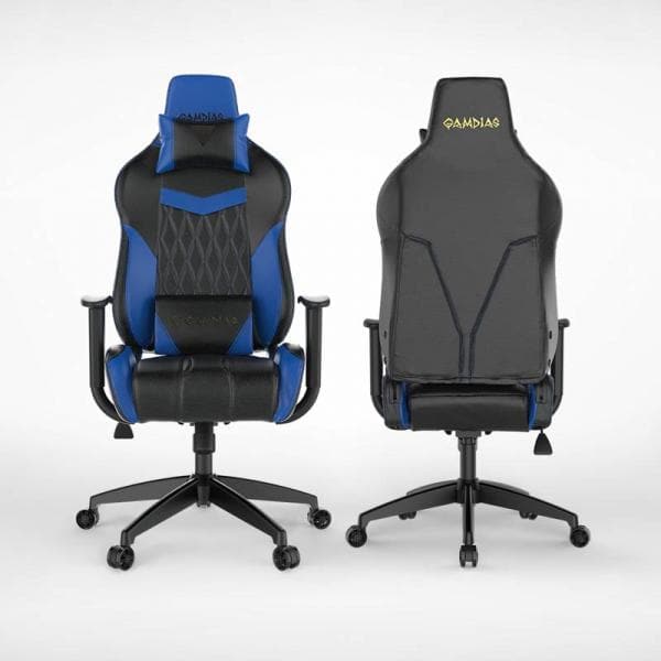 GAMDIAS Achilles E1 L RGB Gaming Chair (Black-Blue)