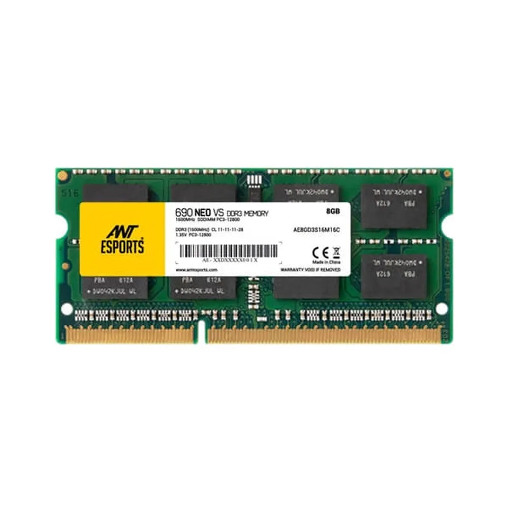 ANT ESPORTS 690 Neo VS 8GB ( 8GBx1 ) 1600MHz DDR3 Laptop RAM ( CL11 )