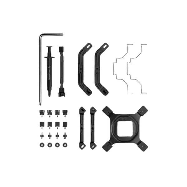 DEEPCOOL AK500 Zero Dark 120mm Single Tower CPU Air Cooler (Black)