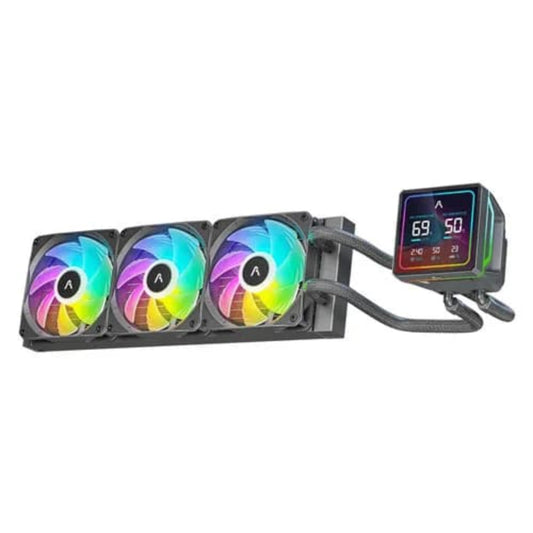 PROLAB DESIGN AI360LCD ARGB 360mm CPU Liquid Cooler ( With LCD Display ) ( Black )