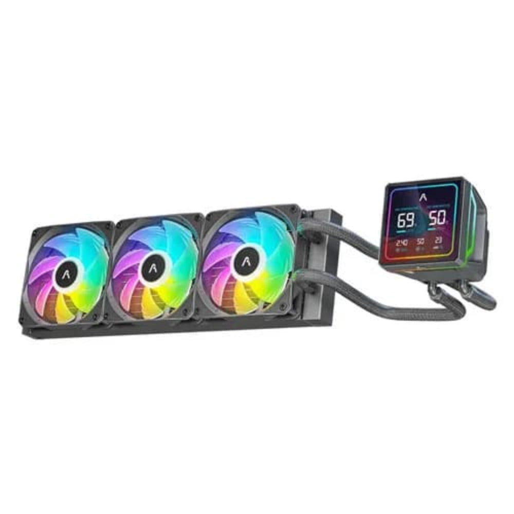 PROLAB DESIGN AI360LCD ARGB 360mm CPU Liquid Cooler ( With LCD Display ) ( Black )