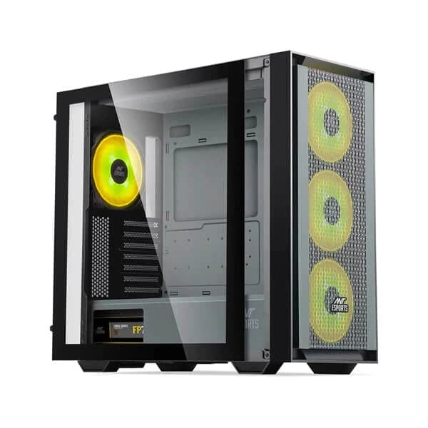 ANT ESPORTS 690 Air ARGB ATX Mid Tower Cabinet (Black)