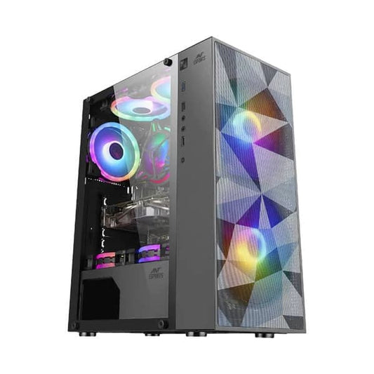 ANT ESPORTS ICE-310MT ATX Mid Tower Cabinet (Black)