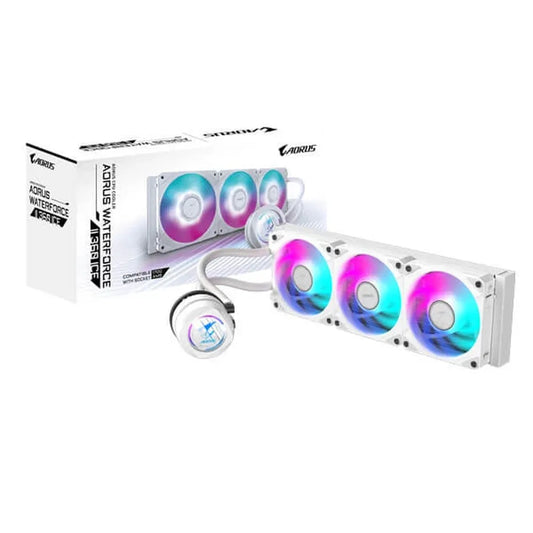 GIGABYTE AORUS Waterforce II 360 ICE 360mm ARGB CPU Liquid Cooler (White)