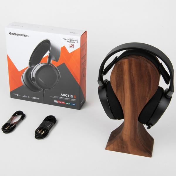 STEELSERIES Arctis 3 Wired 3.5mm 7.1 Surround Gaming Headphones ( Black ) ( PC / Mac / Mobile )