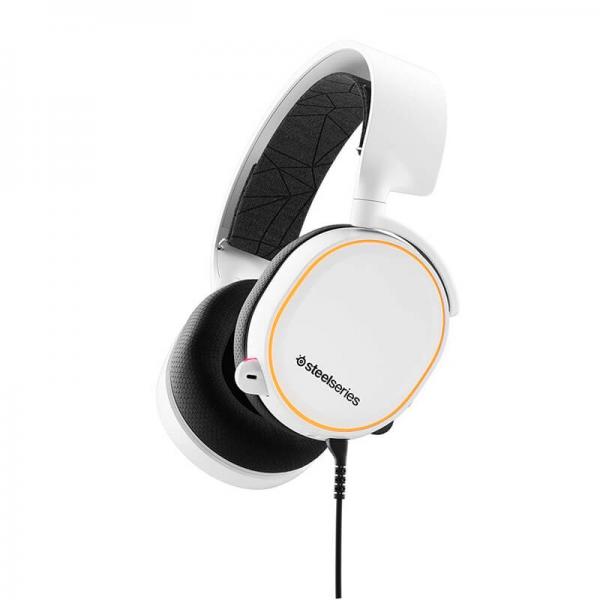 STEELSERIES Arctis 5 Wired 3.5mm 7.1 Surround Gaming Headphones ( White ) ( PC / Mac / Mobile )