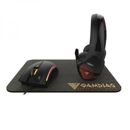 Gamdias Artemis E1 Combo (Gaming Headset, Mouse & Gaming Mousepad)