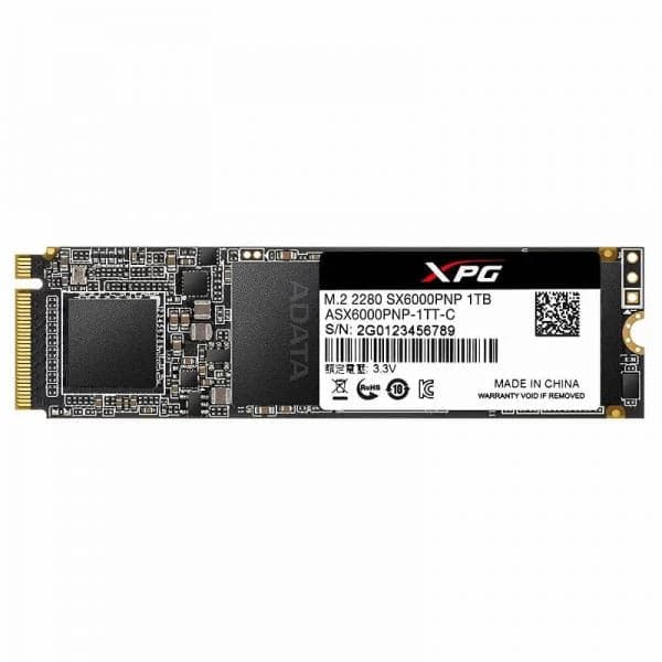 ADATA XPG SX6000 Pro 1TB M.2 NVME Gen3 Solid State Drive ( SSD )