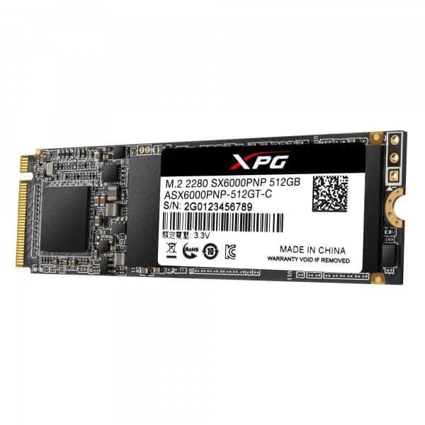 ADATA XPG SX6000 Pro 512GB M.2 NVME Gen3 Solid State Drive ( SSD )