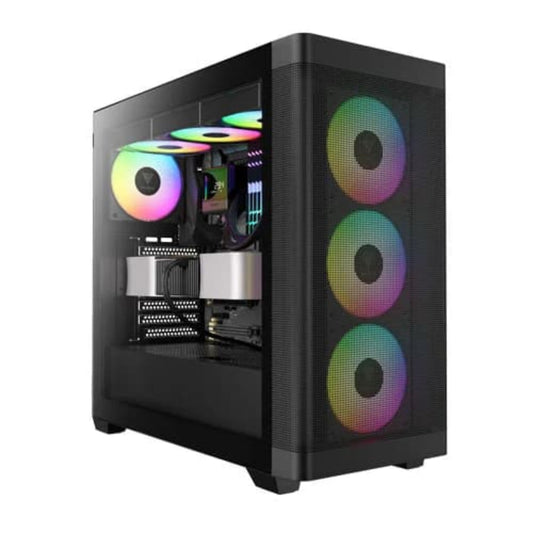 GAMDIAS Athena M3 ARGB EATX Mid Tower Cabinet (Black)