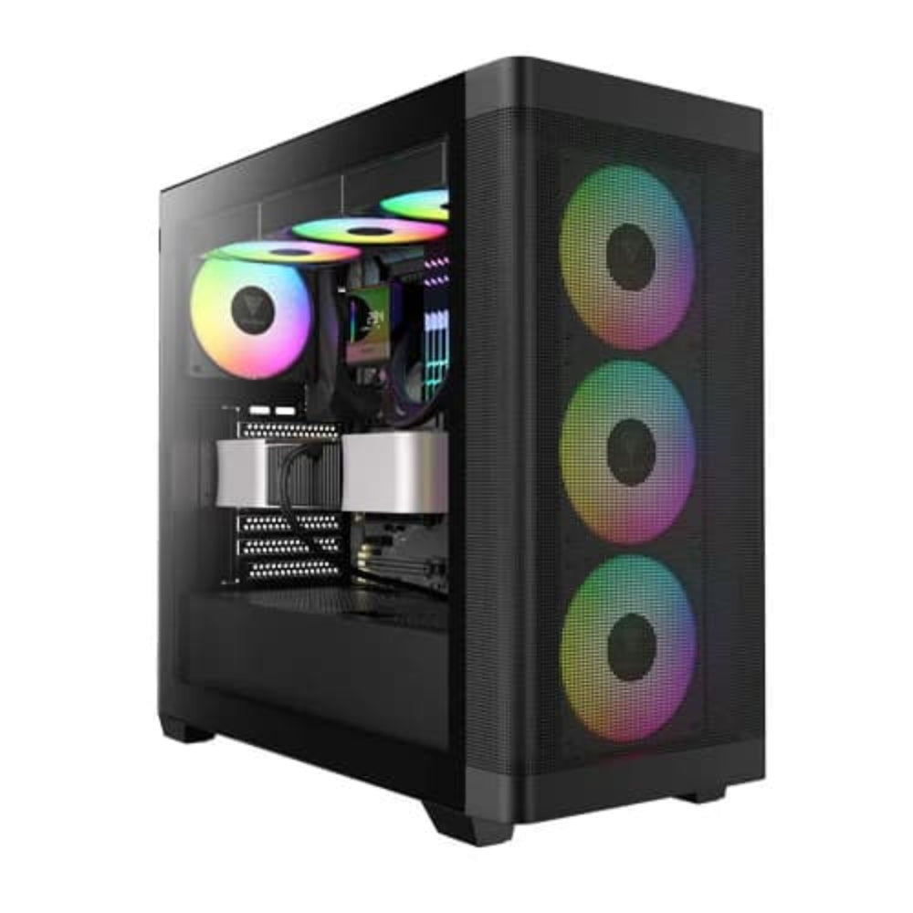 GAMDIAS Athena M3 ARGB EATX Mid Tower Cabinet (Black)