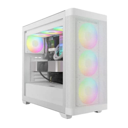 GAMDIAS Athena M3 ARGB EATX Mid Tower Cabinet (White)