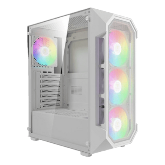 GAMDIAS Aura GC1 Elite V2 ARGB ATX Mid Tower Cabinet ( White )