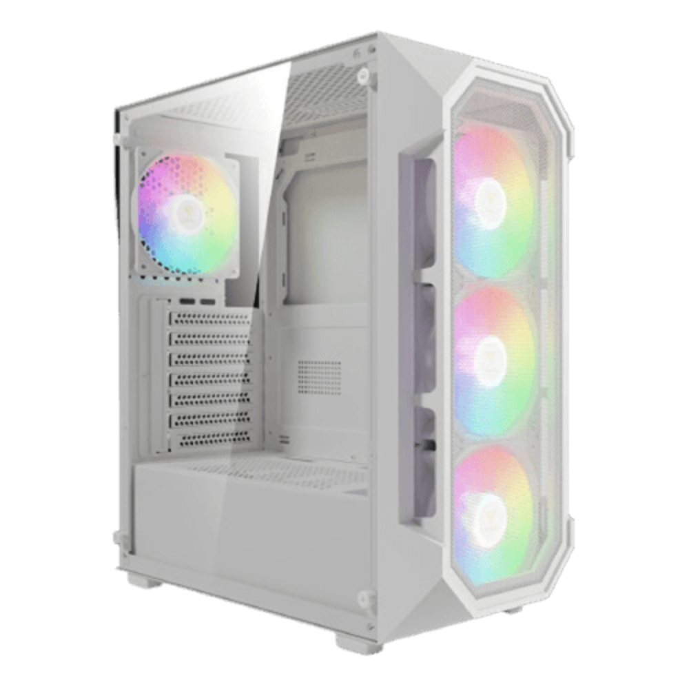 GAMDIAS Aura GC1 Elite V2 ARGB ATX Mid Tower Cabinet ( White )