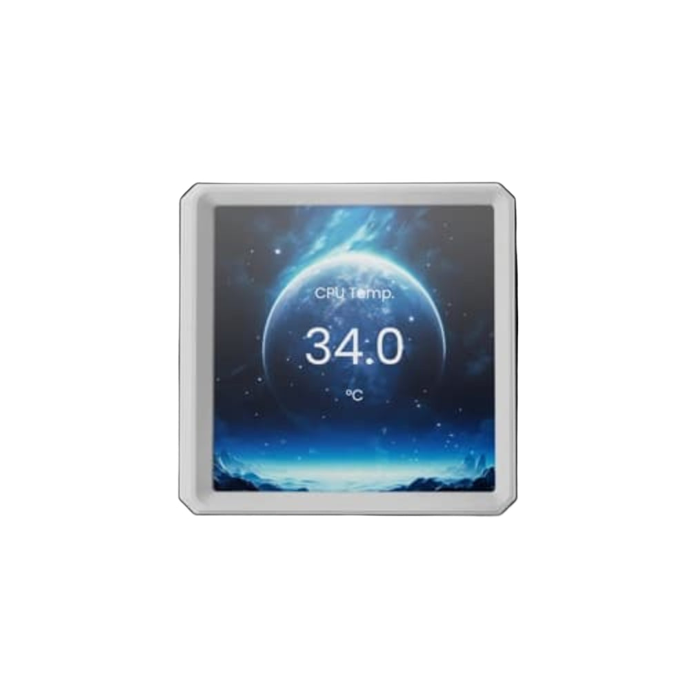 GAMDIAS Aura GL360 ARGB 360mm CPU Liquid Cooler (White) ( With LCD Display )