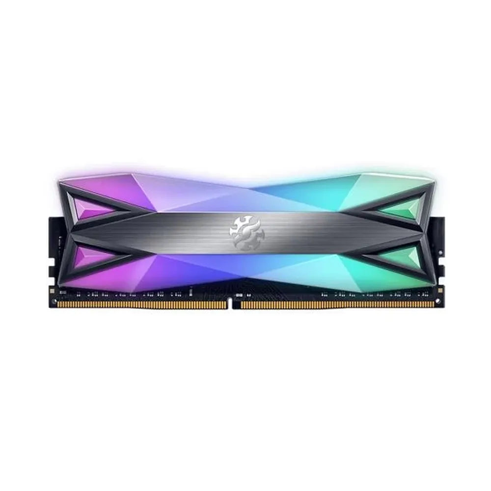 ADATA XPG Spectrix D60G RGB 8GB ( 8GB X 1 ) DDR4 3200MHz Ram ( Grey ) ( CL16 )
