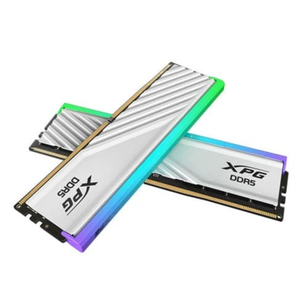 ADATA XPG Lancer Blade RGB 32GB (16GB x 2 ) 6000MHz DDR5 RAM ( White ) ( CL48 )