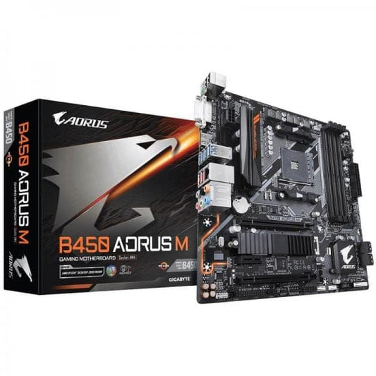 GIGABYTE B450 Aorus M DDR4 AMD Motherboard