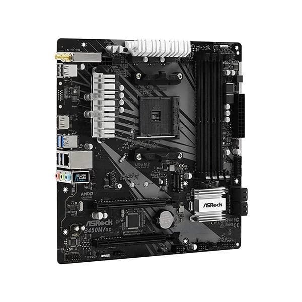 ASROCK B450M/Ac Wifi DDR4 AMD Motherboard