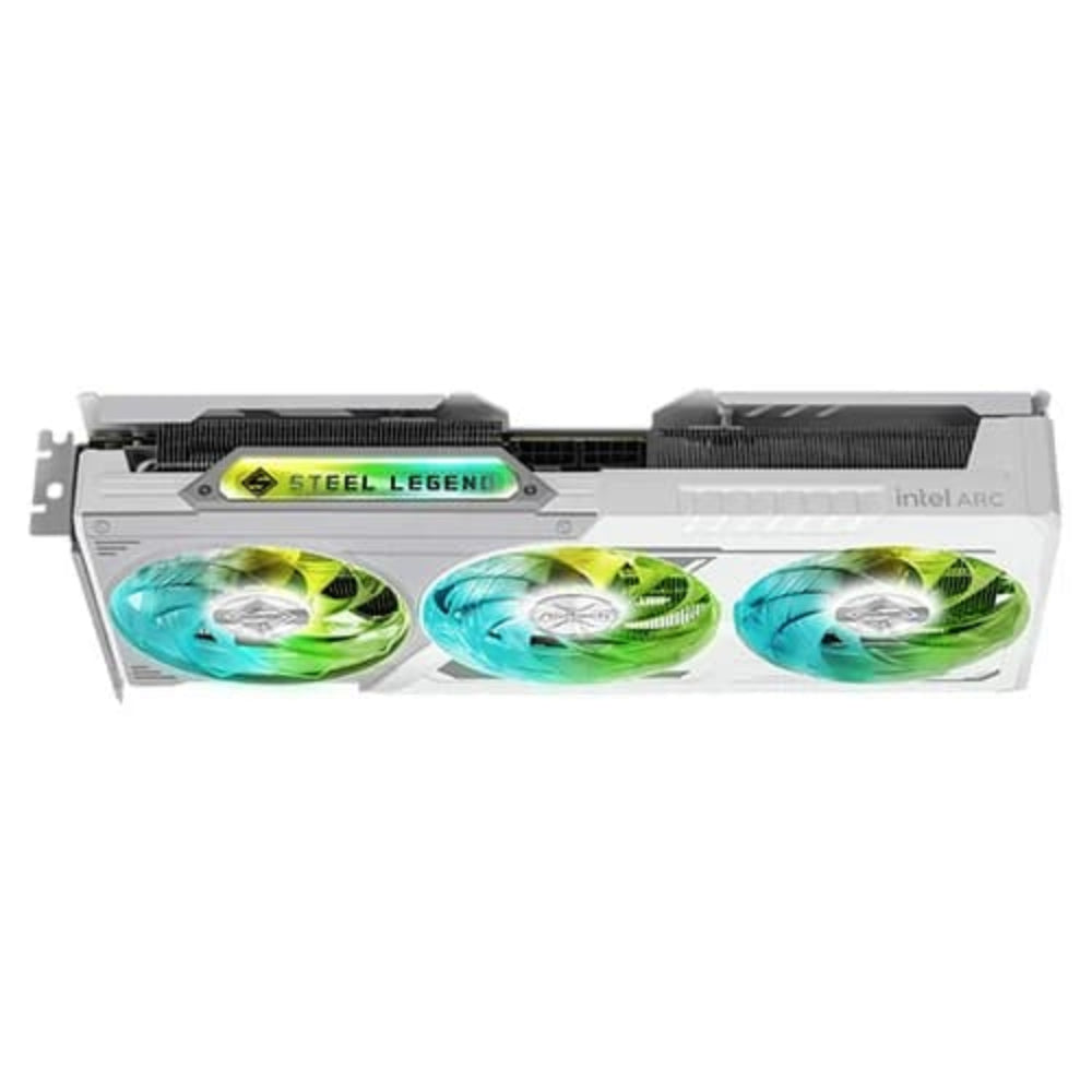 ASROCK Steel Legend Arc B580 OC RGB White 12GB Intel Graphic Card