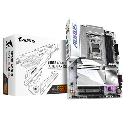 GIGABYTE B650E Aorus Elite X AX Ice Wifi DDR5 AMD Motherboard ( White )