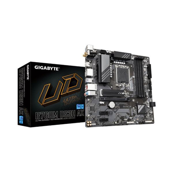 GIGABYTE B760M DS3H AX DDR5 Intel Motherboard