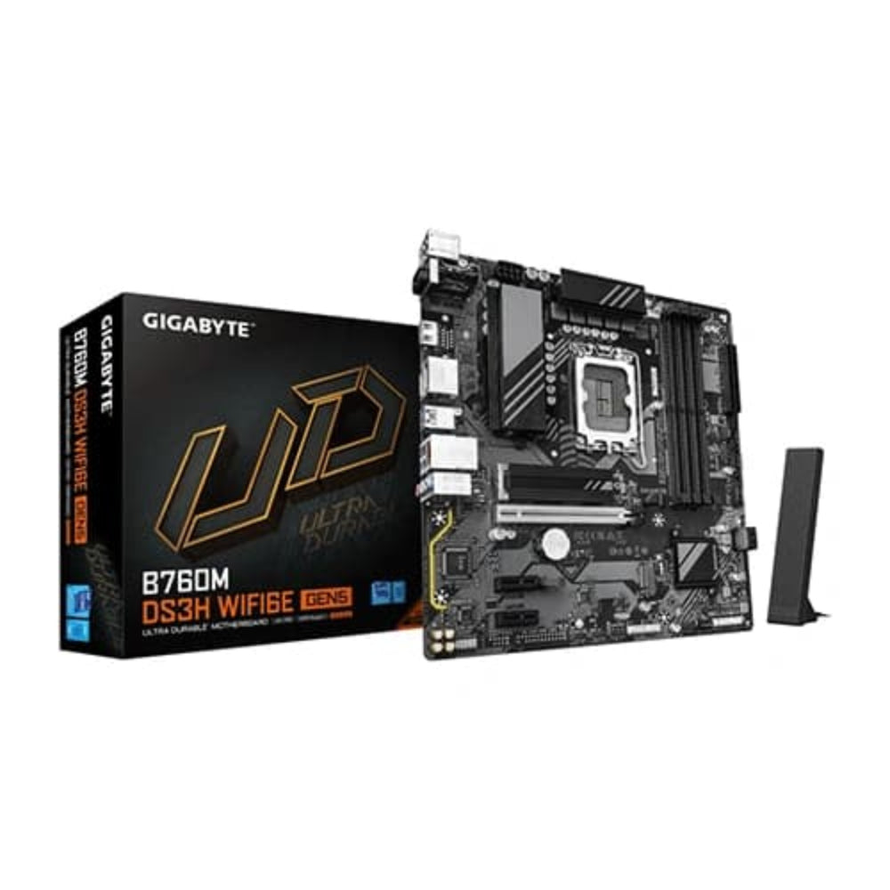 GIGABYTE B760M DS3H Wifi6e Gen5 DDR5 Intel Motherboard