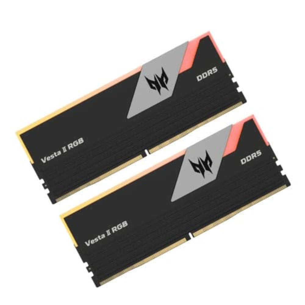 ACER Predator Vesta II RGB 32GB ( 16GB x 2 ) 6000MHz DDR5 RAM ( Black ) ( CL36 )