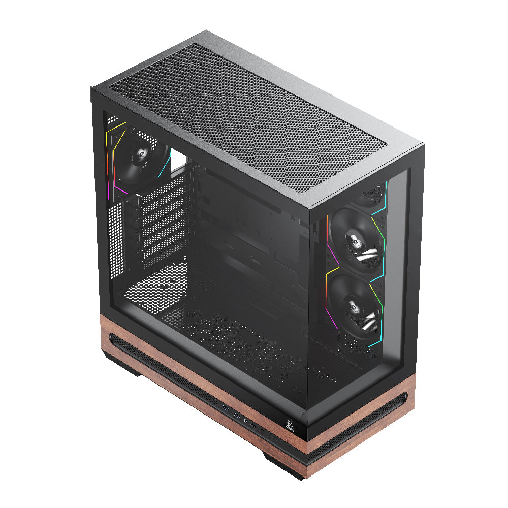 TAG Gamerz Stellar Prime ARGB EATX Mid Tower Cabinet (Black)